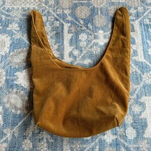 Merit Beauty Corduroy Tie Bag Knapsack Makeup Bag